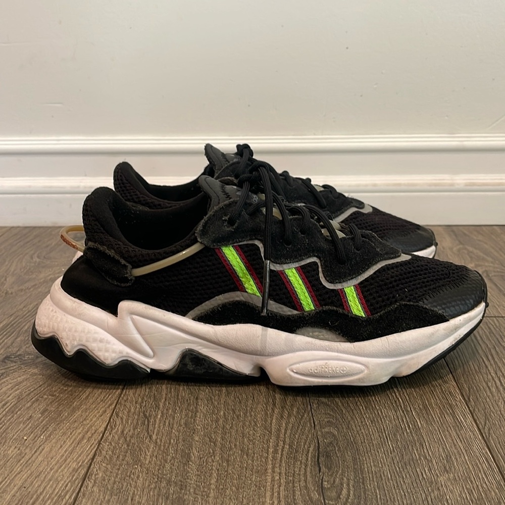 Adidas Ozweego size 6 Classics boost ultra shoes sneakers black running hiking